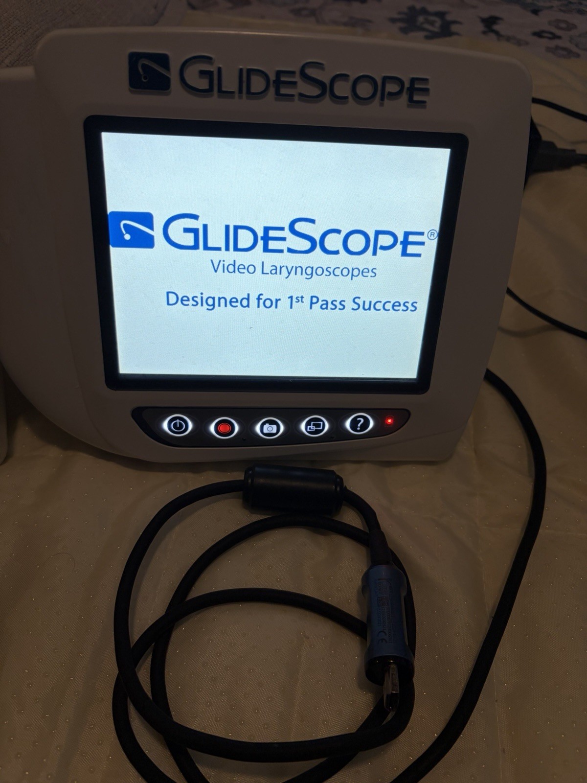 3x GlideScope Monitors w/ Camera Probe Parts/Repair Tested