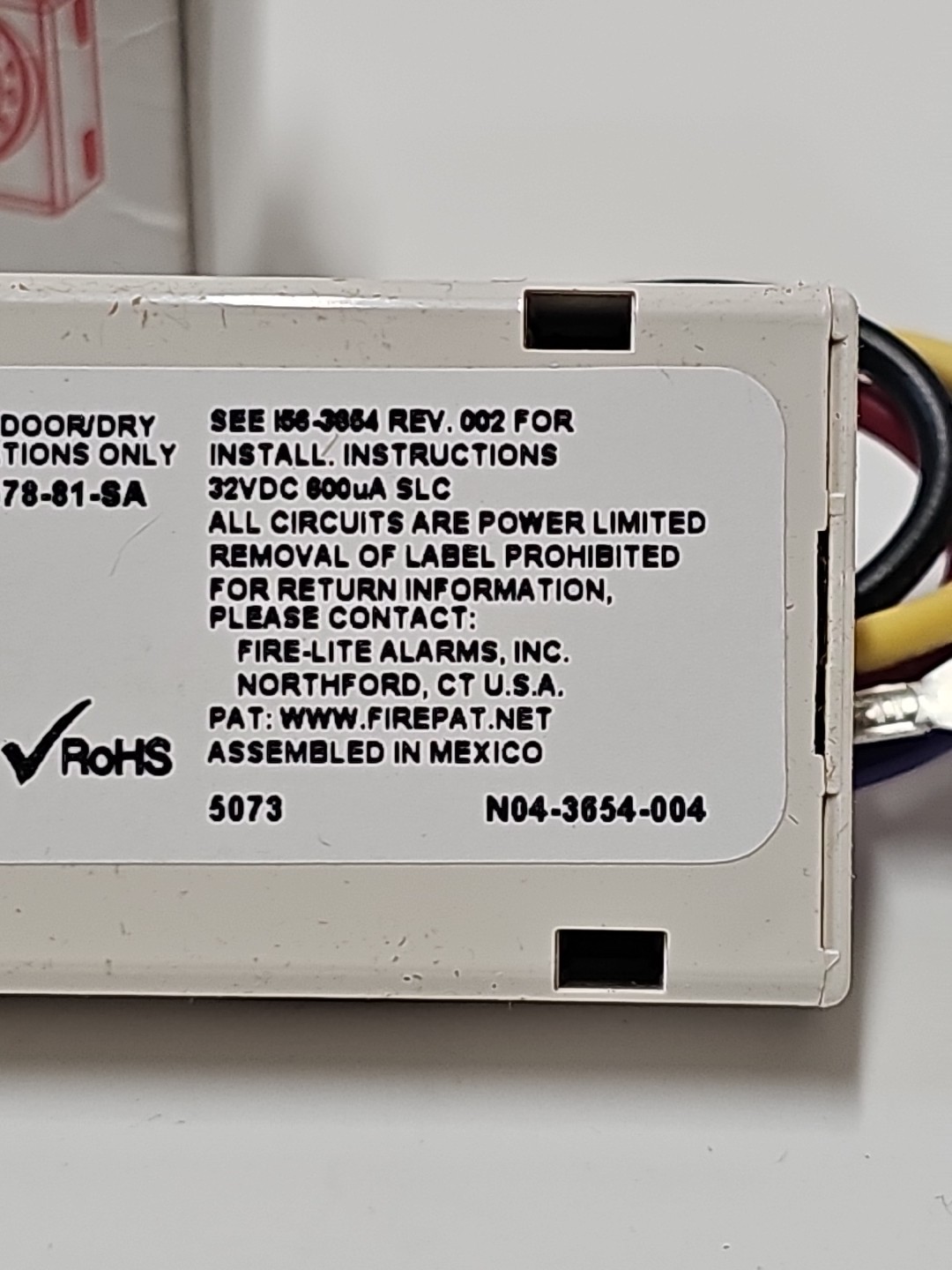 Fire-Lite MMF-301 Addressable Monitor Module Fire Alarm Honeywell NEW