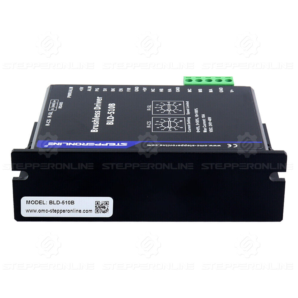 Brushless BLDC DC Motor Driver 3-phase 12-48VDC Max 15.0A 400W BLD-510B