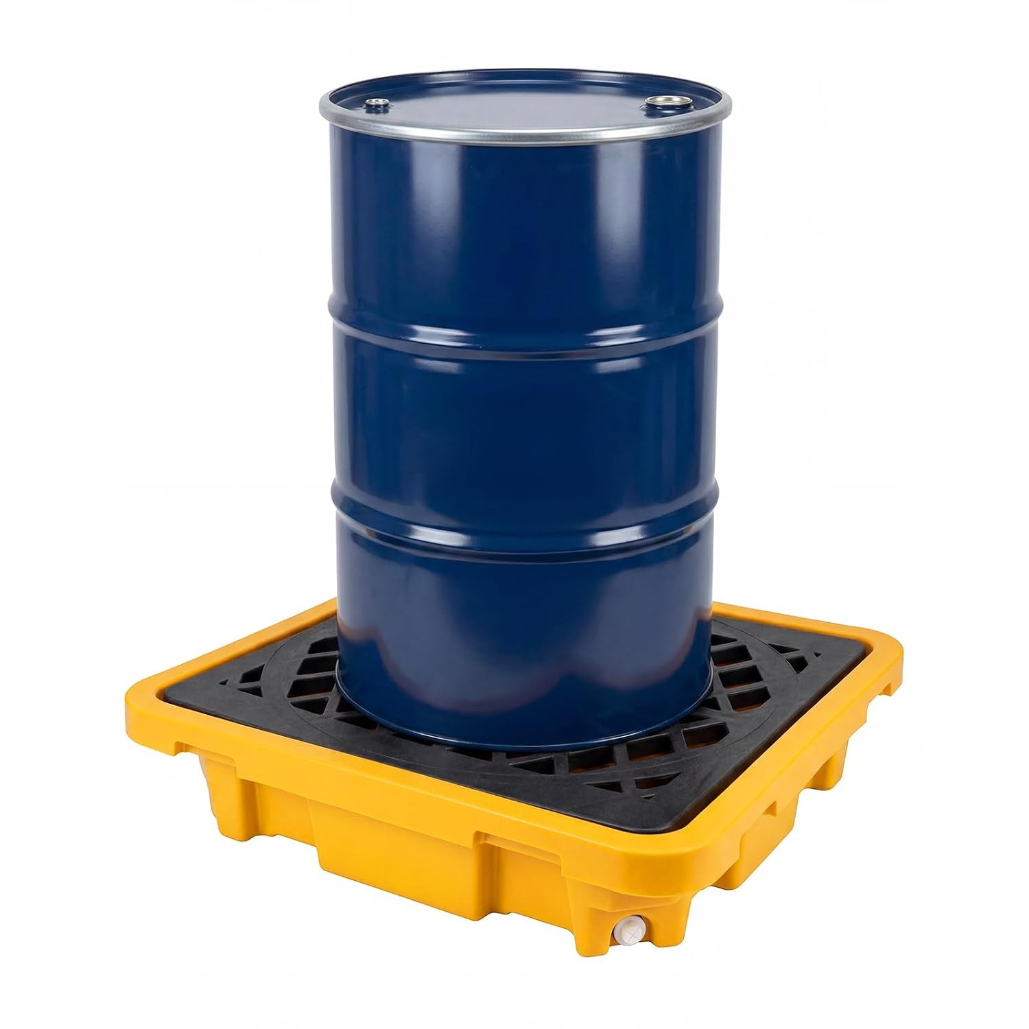 Spill Containment Pallet for 1 Drum 1500 lbs Capacity HDPE Tray 26.5×26.5×6″