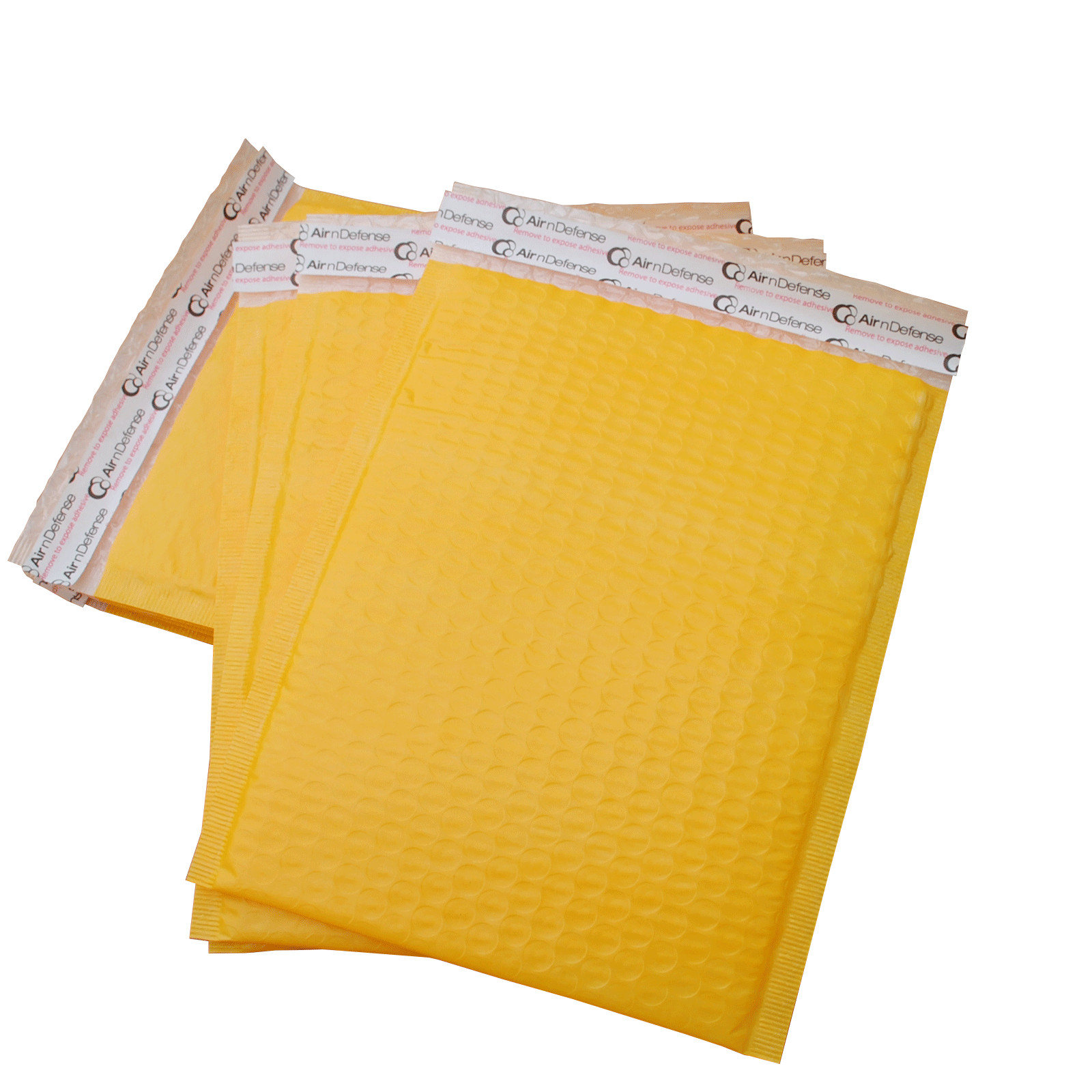 AirnDefense 1000 #0 6.5X10″ Yellow Poly Bubble Mailers Shipping Padded Envelope