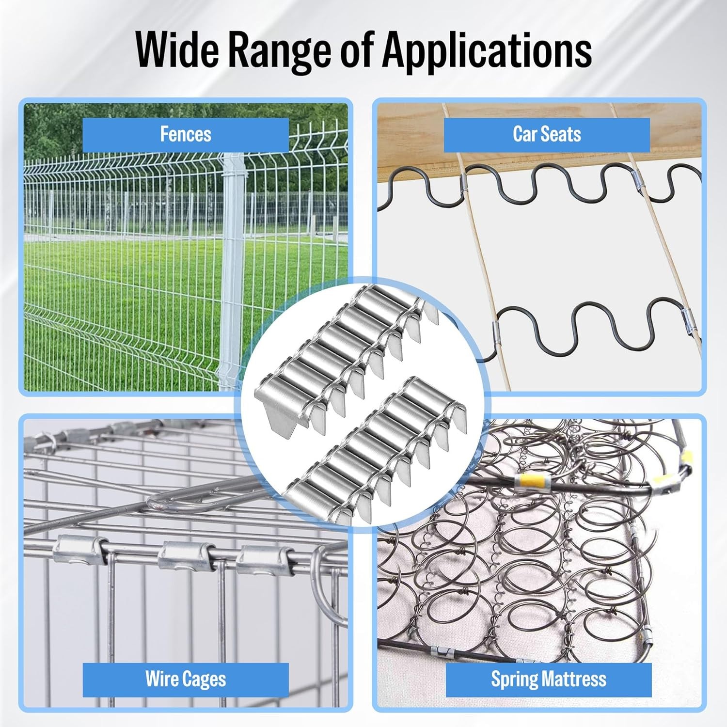 meite M66 Vertex Clips Bedding Staples Mattress Spring Clips for M66 Tools