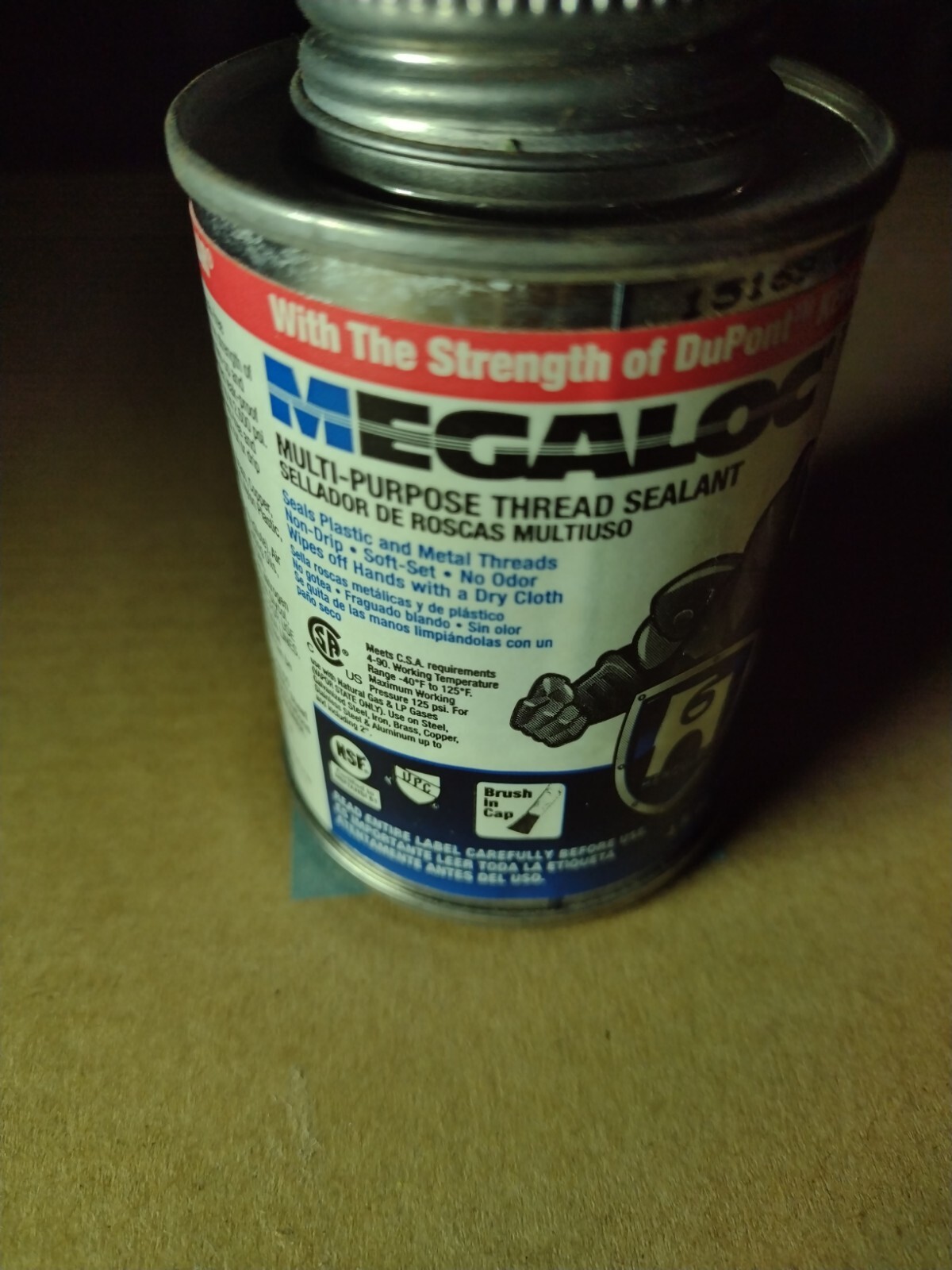 Hercules Megaloc Blue Thread Sealant 4 oz