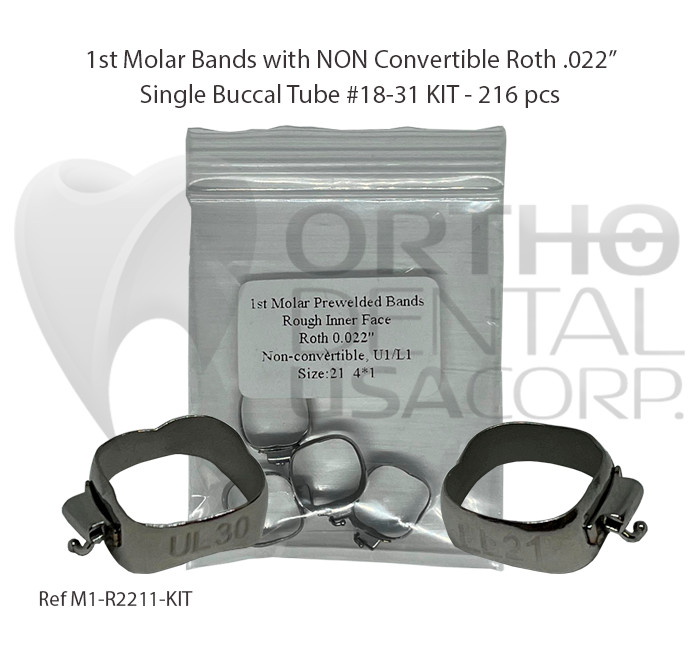 Molar Band Single Non-Convertible Roth or MBT Orthodentalusa Corp USA seller