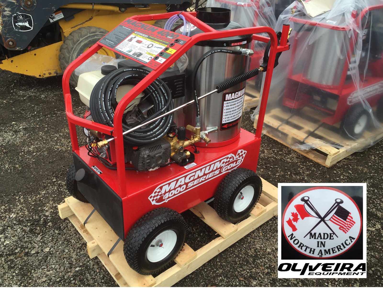 ***SALE*** Magnum 4000 PSI Hot water pressure washer, 15 HP Gas units