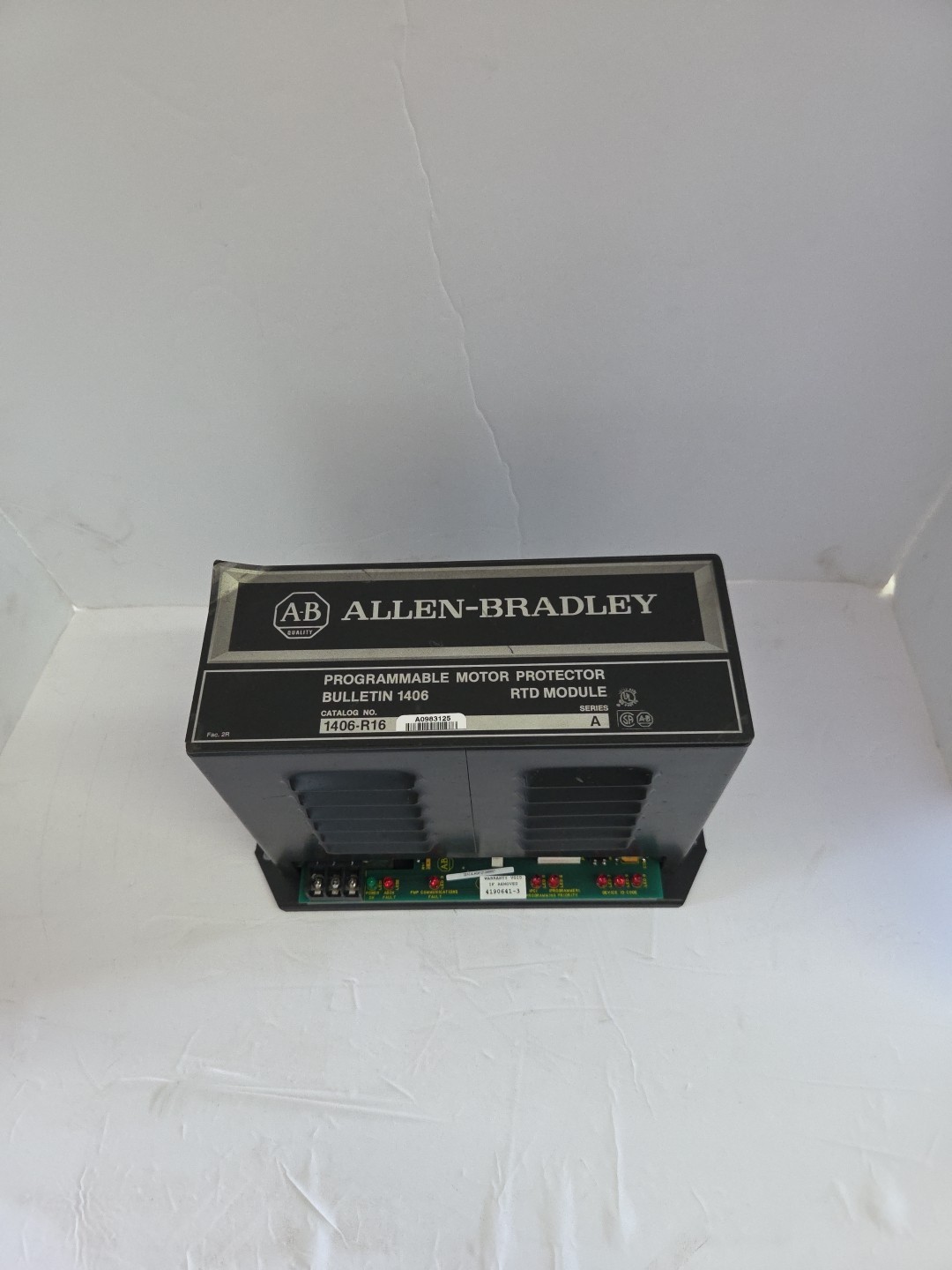 Allen Bradley 1406-R16 Programmable Motor Protector RTD Module 40385-159