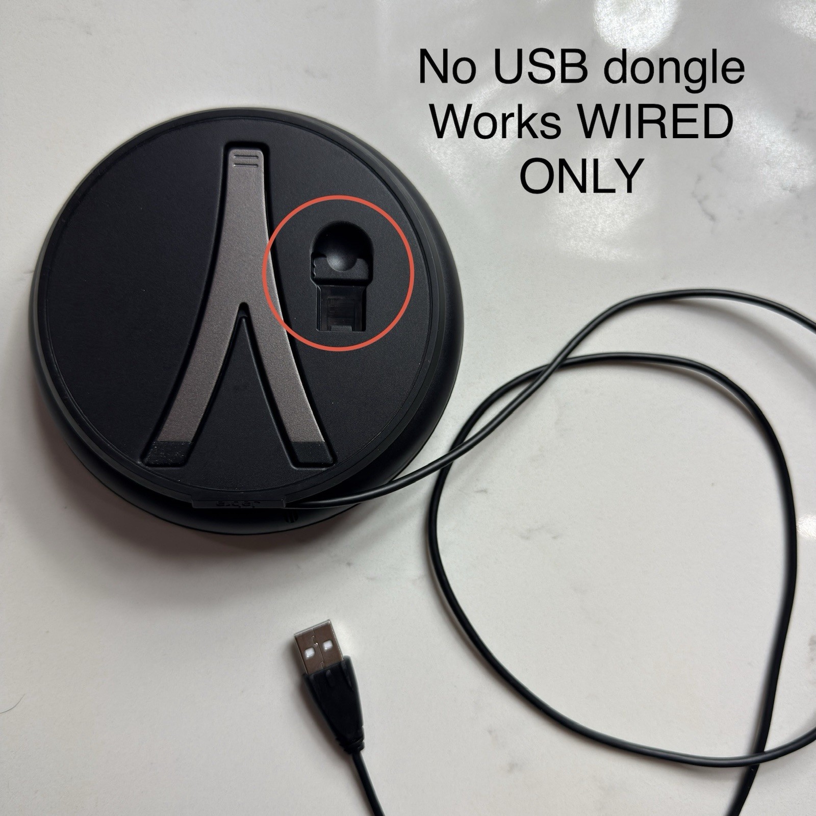 Jabra Speak 710 Bluetooth USB Conference Speakerphone No Dongle Works Plugged In