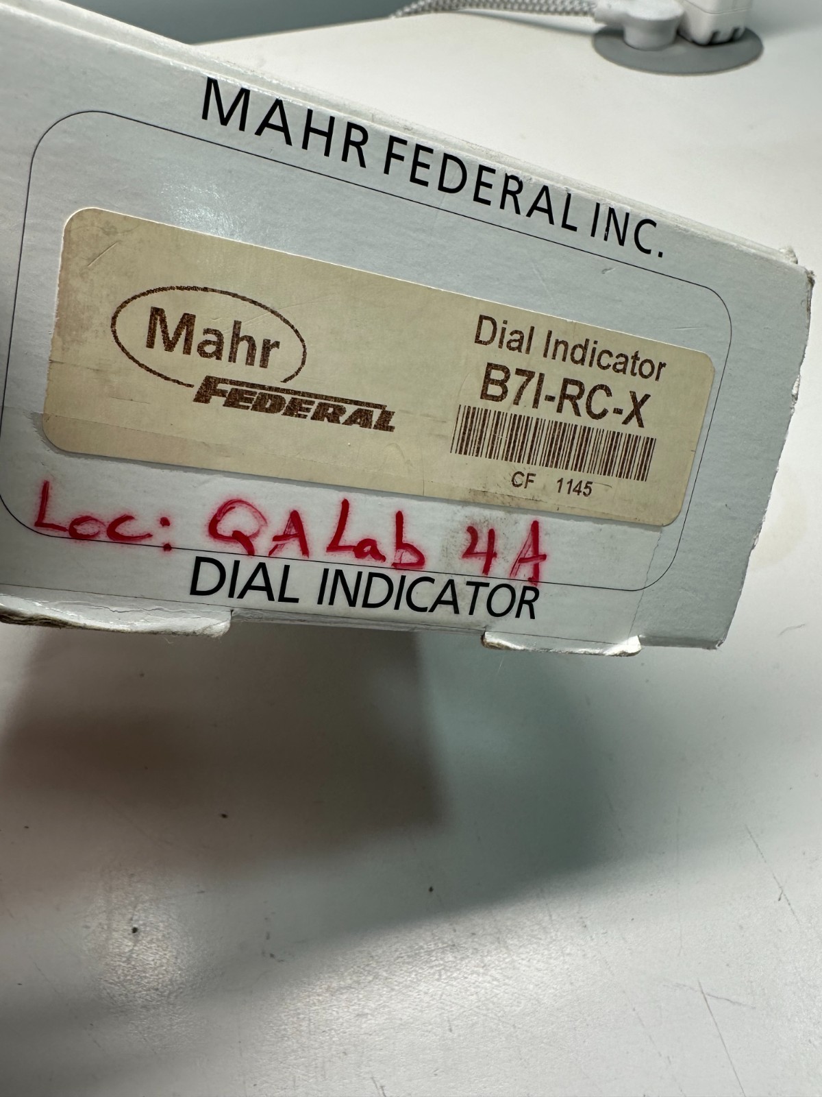 MAHR FEDERAL INC Dial Indicator Full Jeweled B71-RC-X .0005