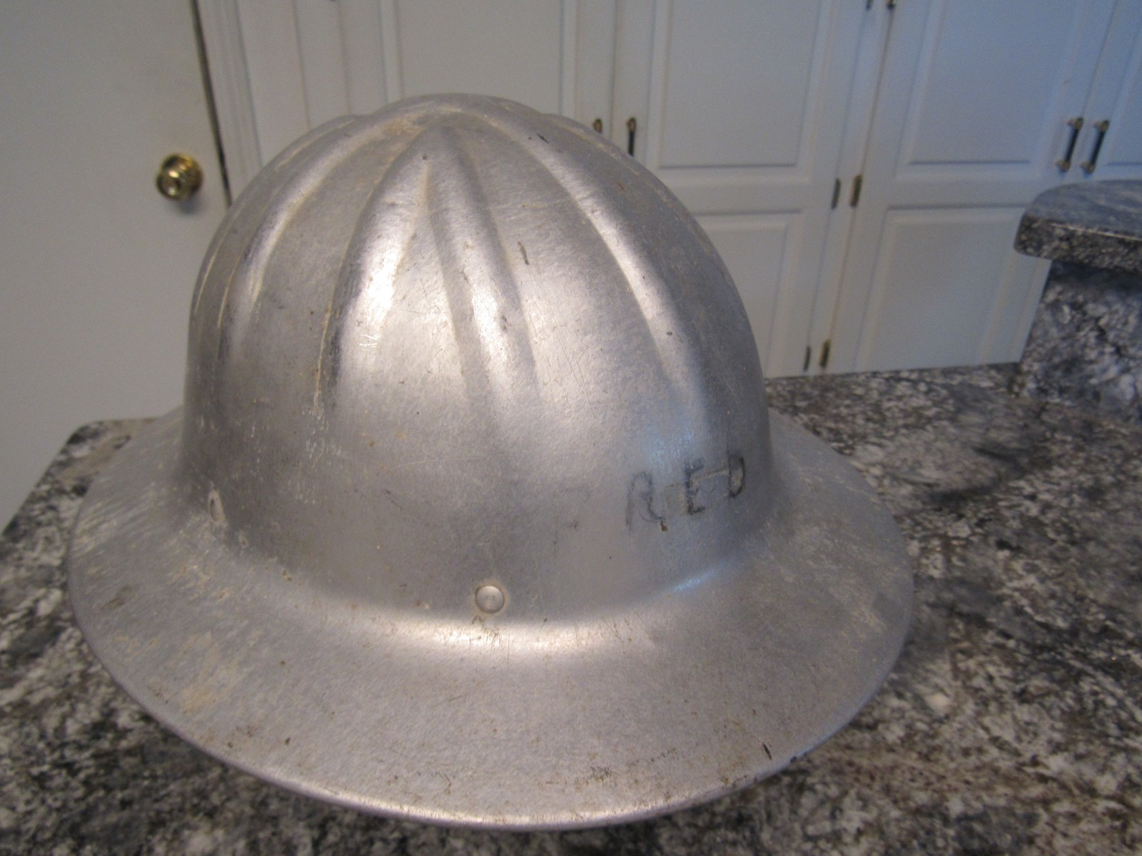 Vintage Willson Full Brim Aluminum Hard Hat – Style No. 31STH Super-Tough