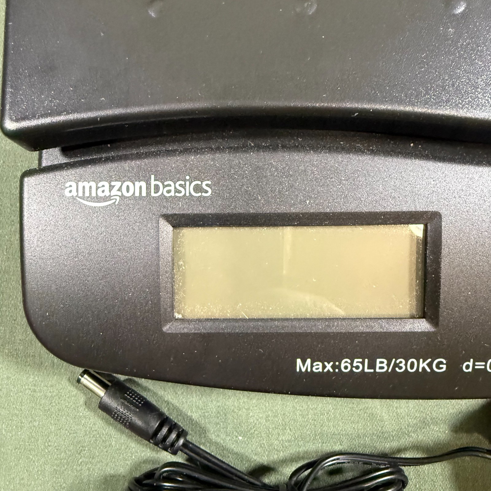 Amazon Basics Digital Shipping Scale 65lb 30kg Postal Package Scale AC Adapter