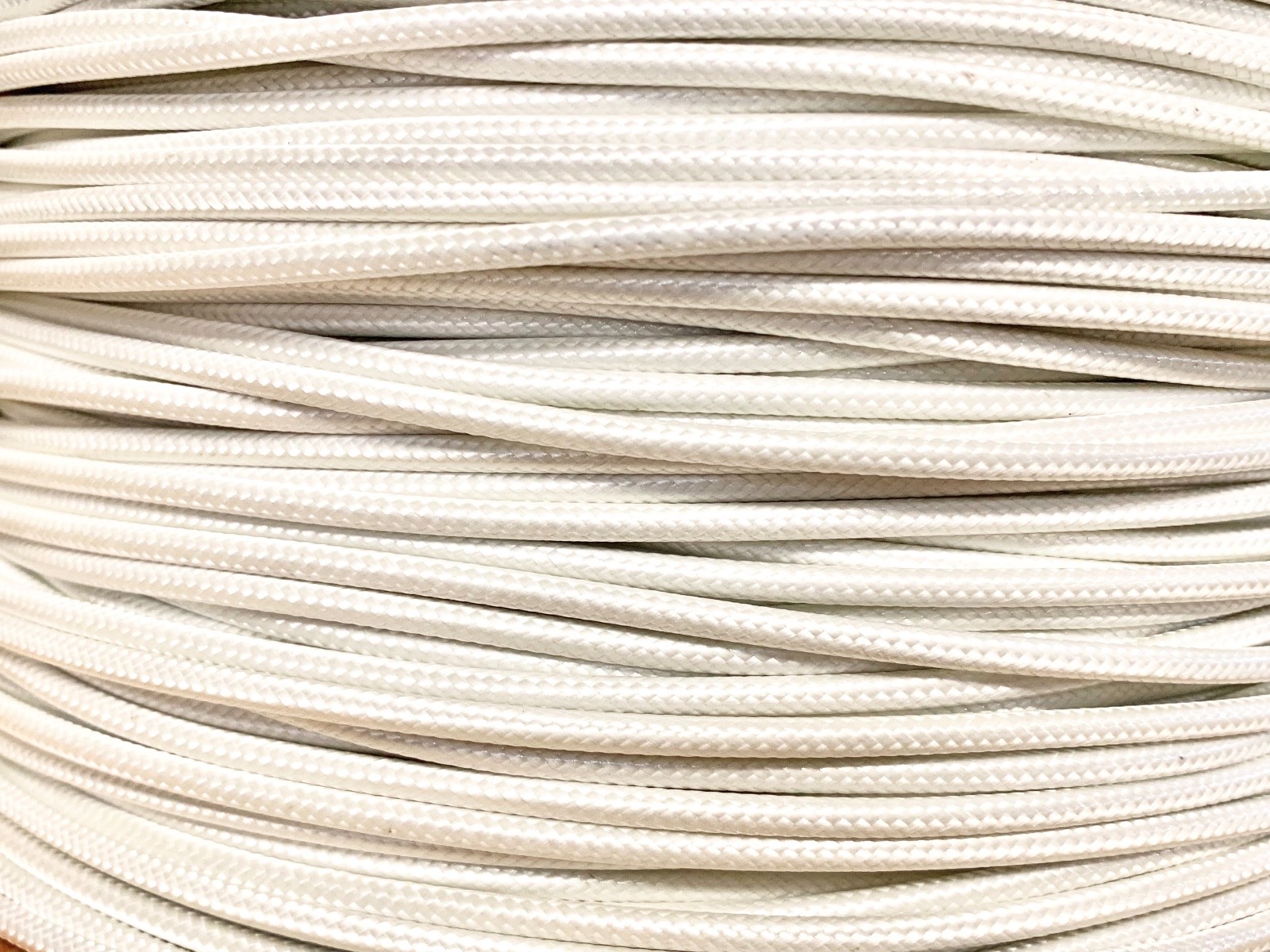 SRML WHITE 10 AWG 100 FT FIBER GLASS BRAID APPLIANCE HI TEMP WIRE MOTOR LEAD