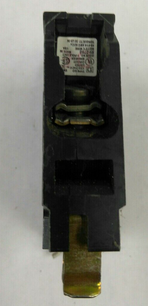 Square D /BREAKER QO120/ 1Pole /20A/ 120-240VA /10KA PLUG-IN NEW STY/USE(49C3UP