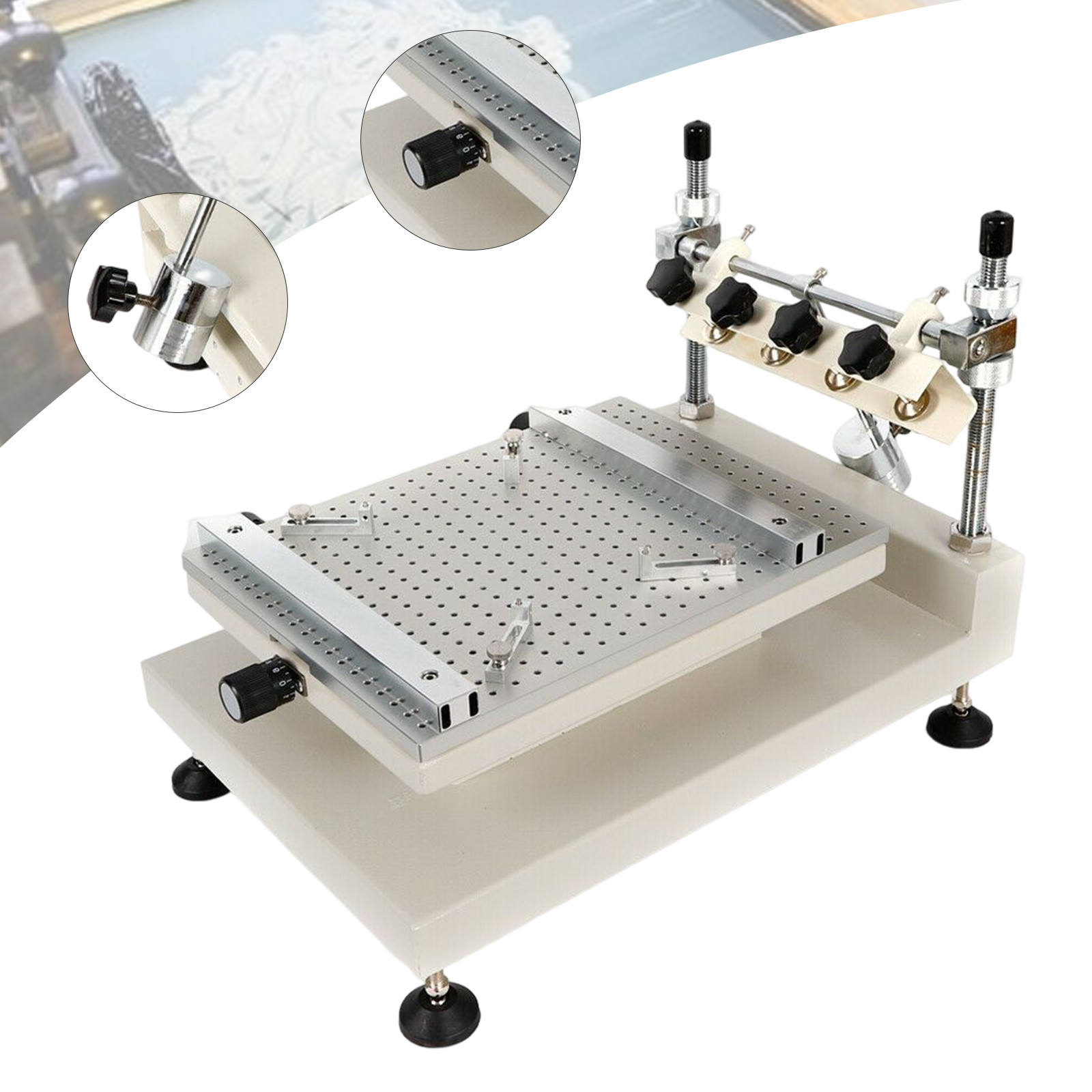 3040 Solder Paste Printer PCB SMT Manual Stencil Printing Platform 300mm*400mm