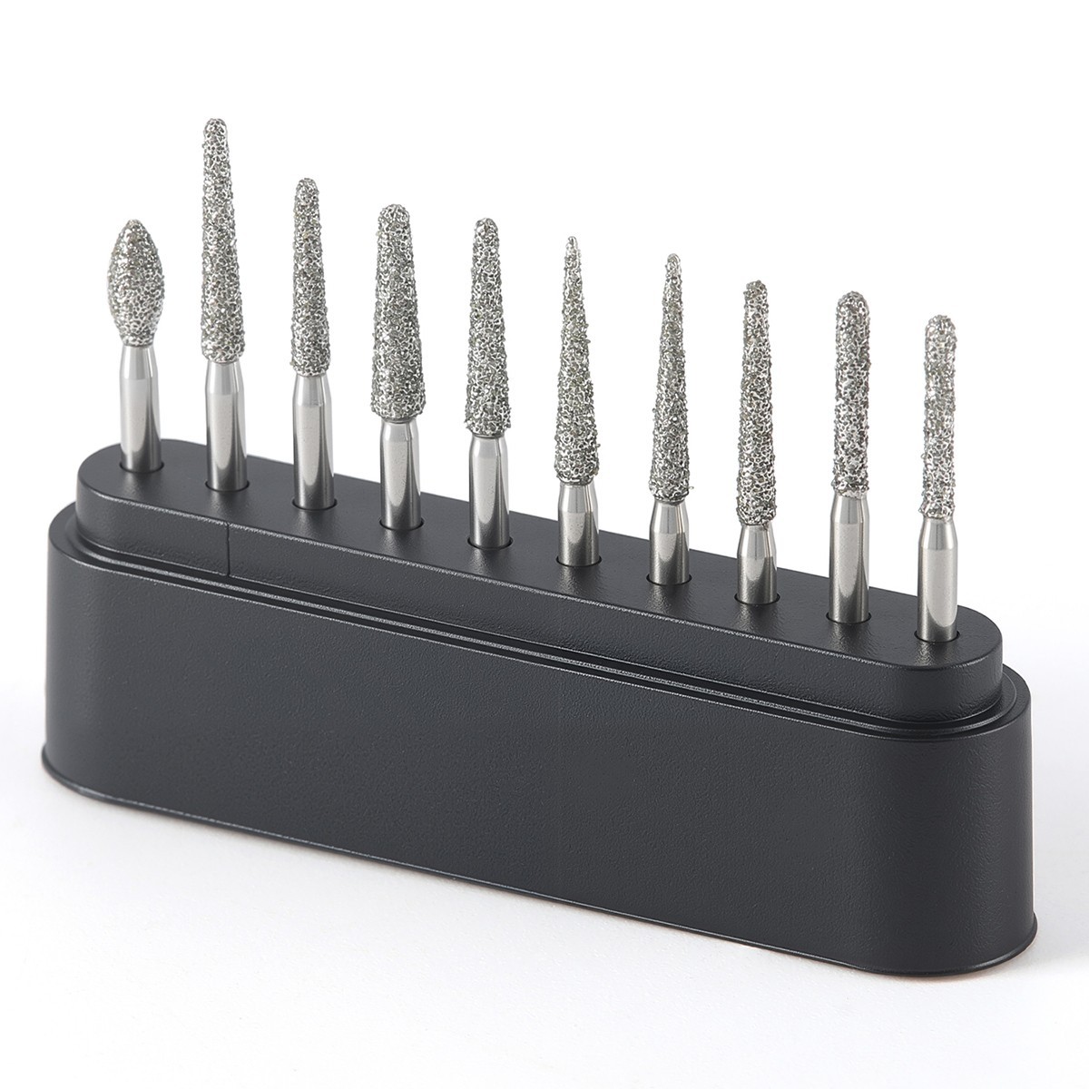 Kit de fresas dentales de diamante corte de zirconia FG 1.6mm alta velocidad