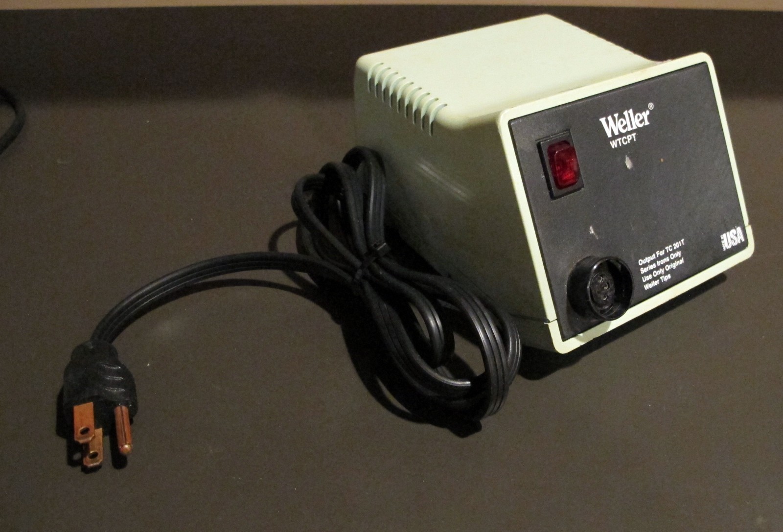 Weller WTCPT Soldering Station TC201T Iron Tested PU120T 60W