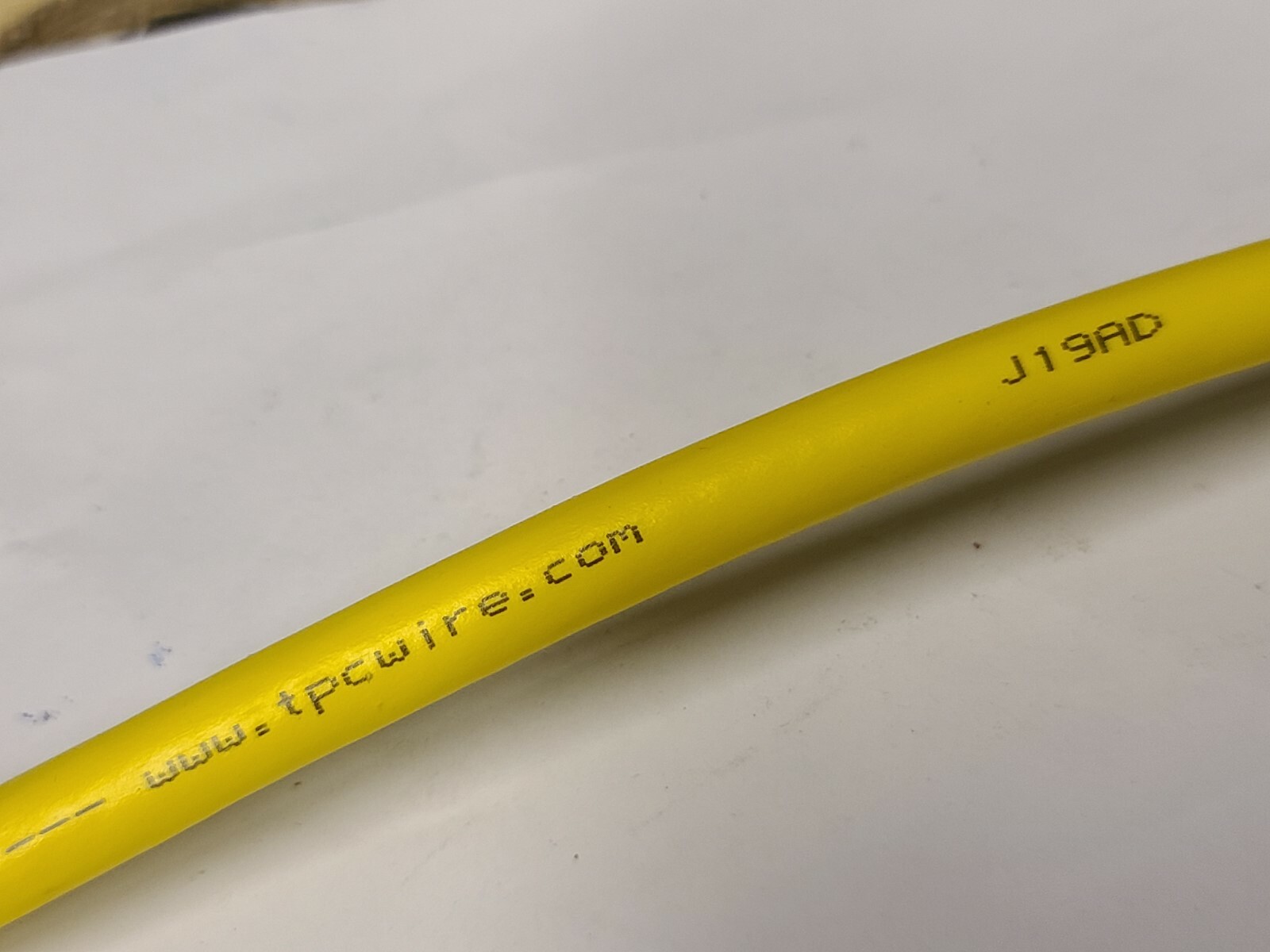 TPC 61406 18/6C Trex-Onics Braid-Shielded Continuous Flex 600V Cable Yellow/10ft