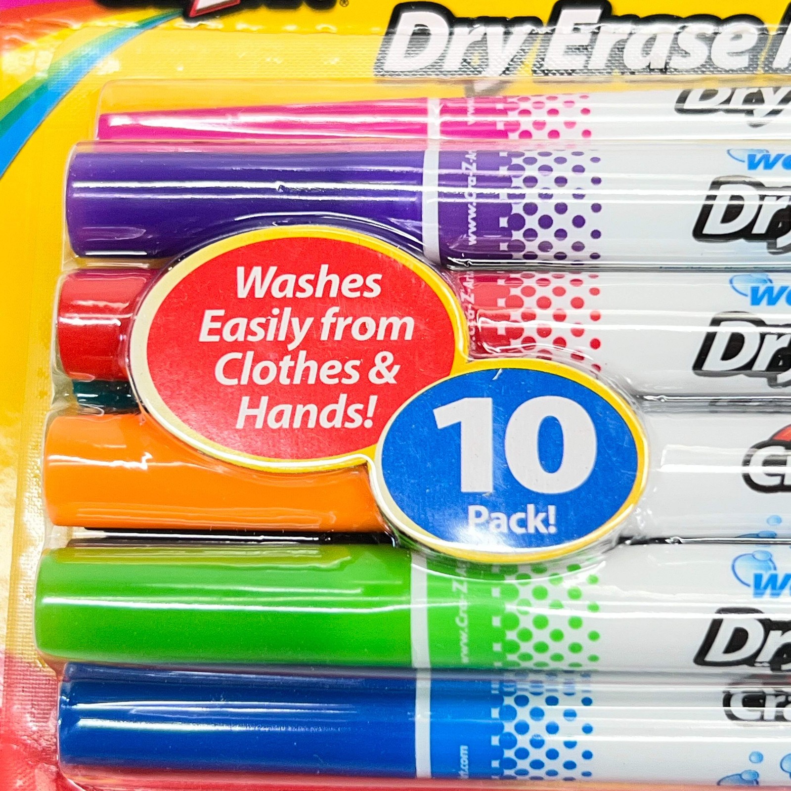 CRA-Z-ART (10 PACK) Washable School Dry Erase Markers 10133