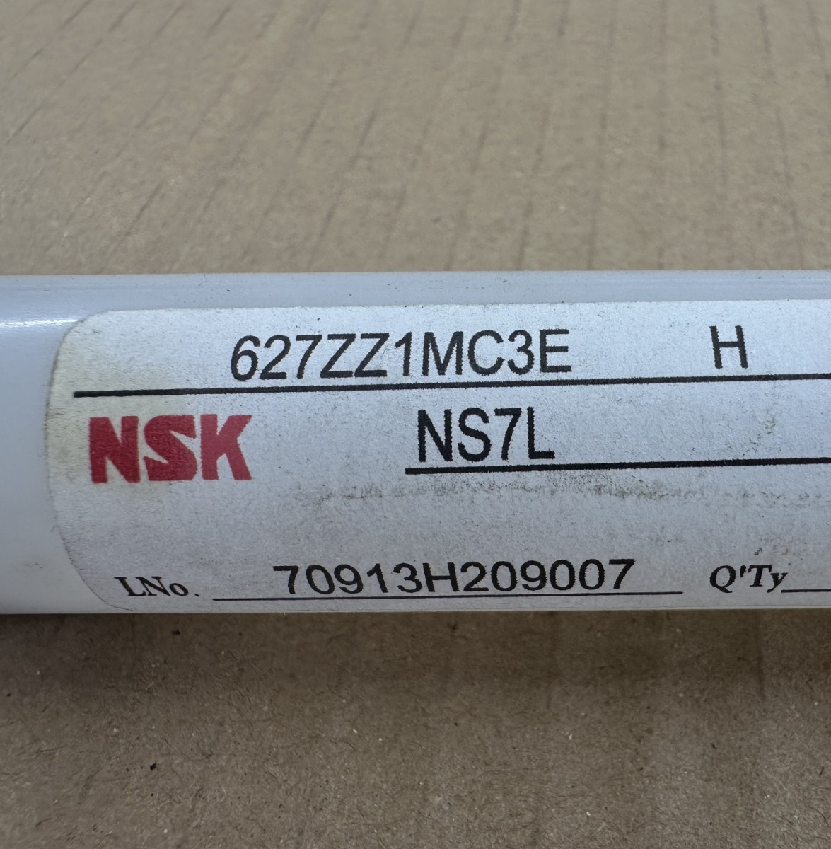 2Pack NSK JAPAN 627-2Z ZZ Metal Shield Deep Groove Ball Bearing 7mm Bore x22mmx7