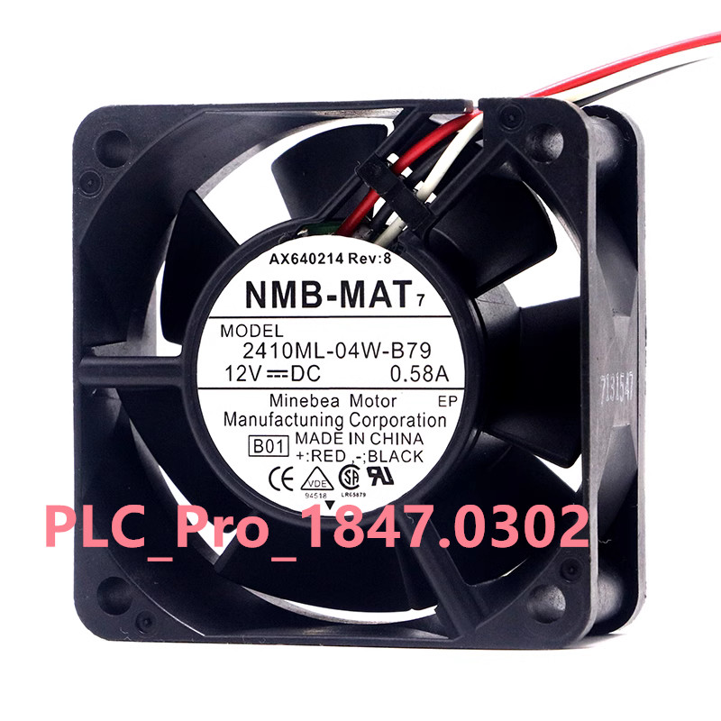 1PCS NEW NMB-MAT 2410ML-04W-B79 6cm 12V 0.58A Cisco Server Fan Fast delivery