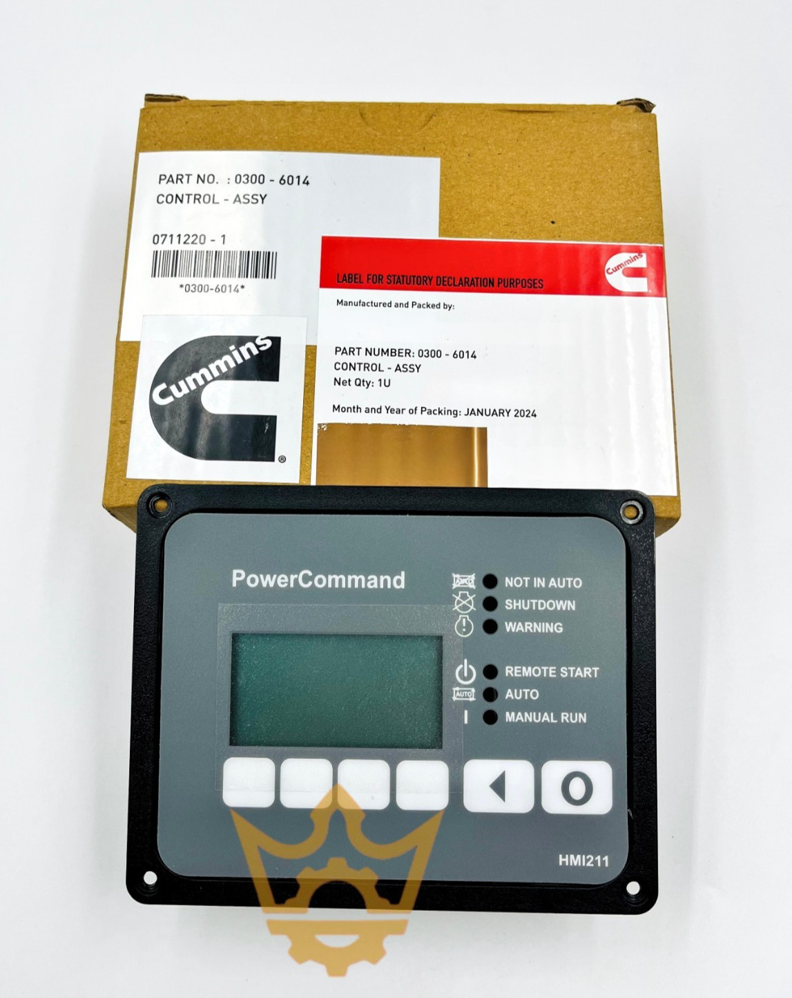 Cummins 0300-6014, HMI 211 Control Display For Power Command PCC 1.1 & 1.2