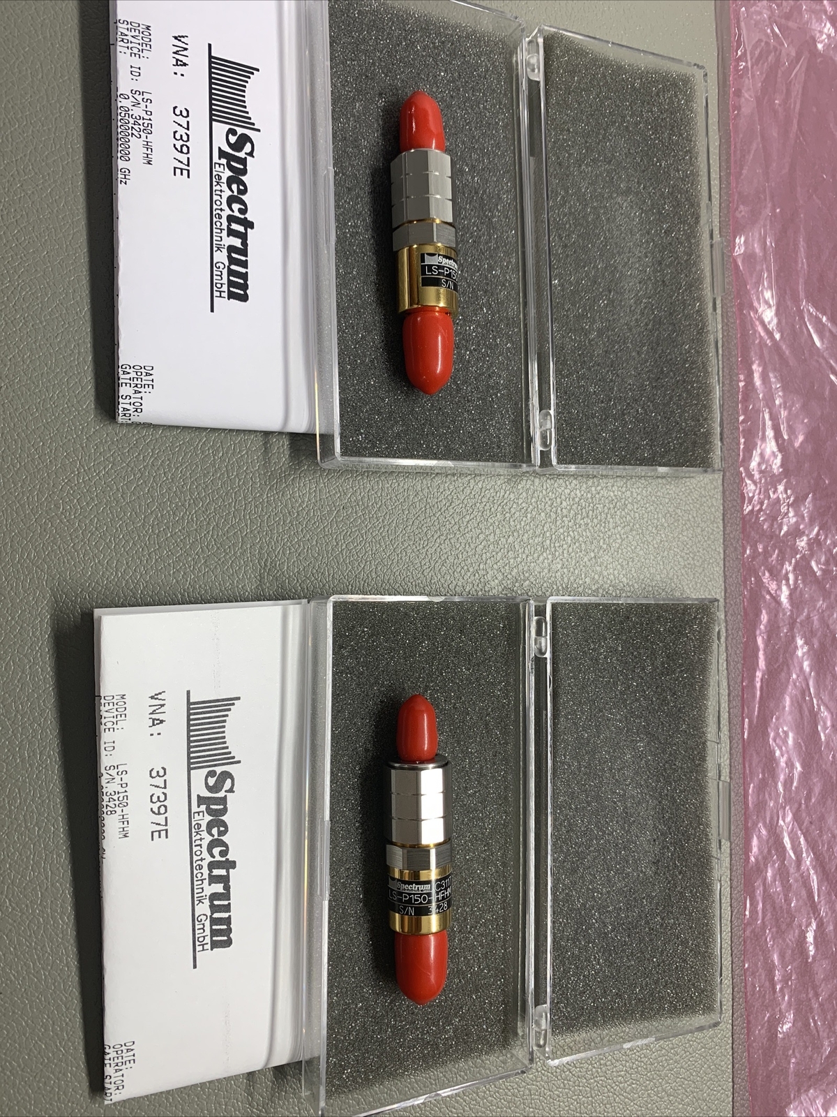 Spectrum LS-0150-HFHM Phase Adjustable Adapters DC to 50.0 GHz, 2.4mm connectors