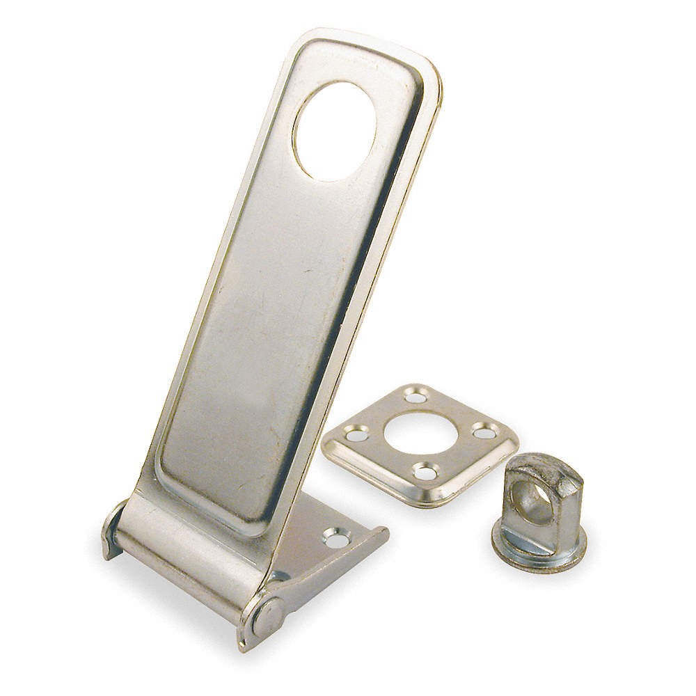 GRAINGER APPROVED 4PE30 PK 30 Hasp,Ribbed Steel,2-1/2 In. L 4PE30