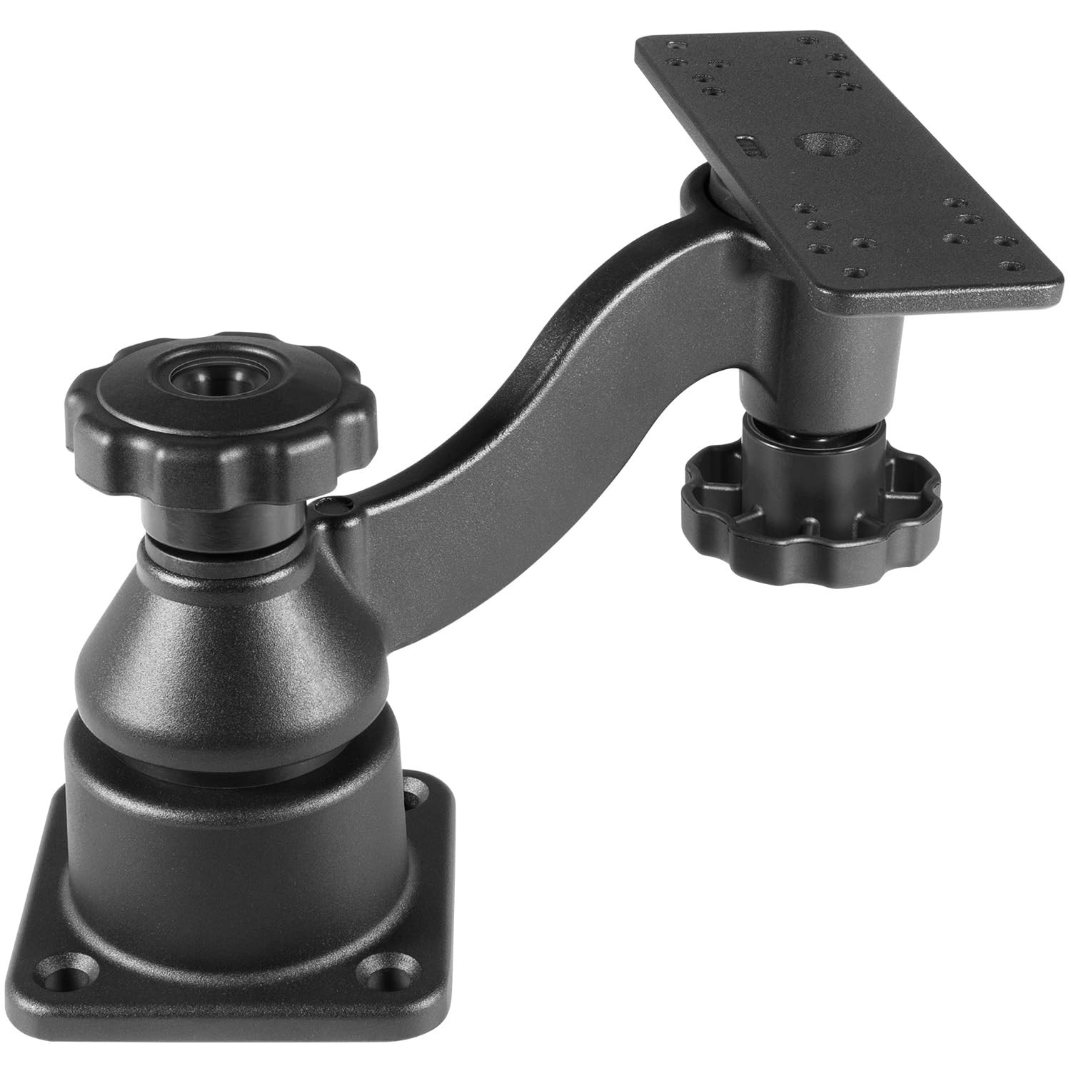 Horizontal 6″ Swing Arm Mount Fishfinders & Chartplotters Mount Bracket 360°