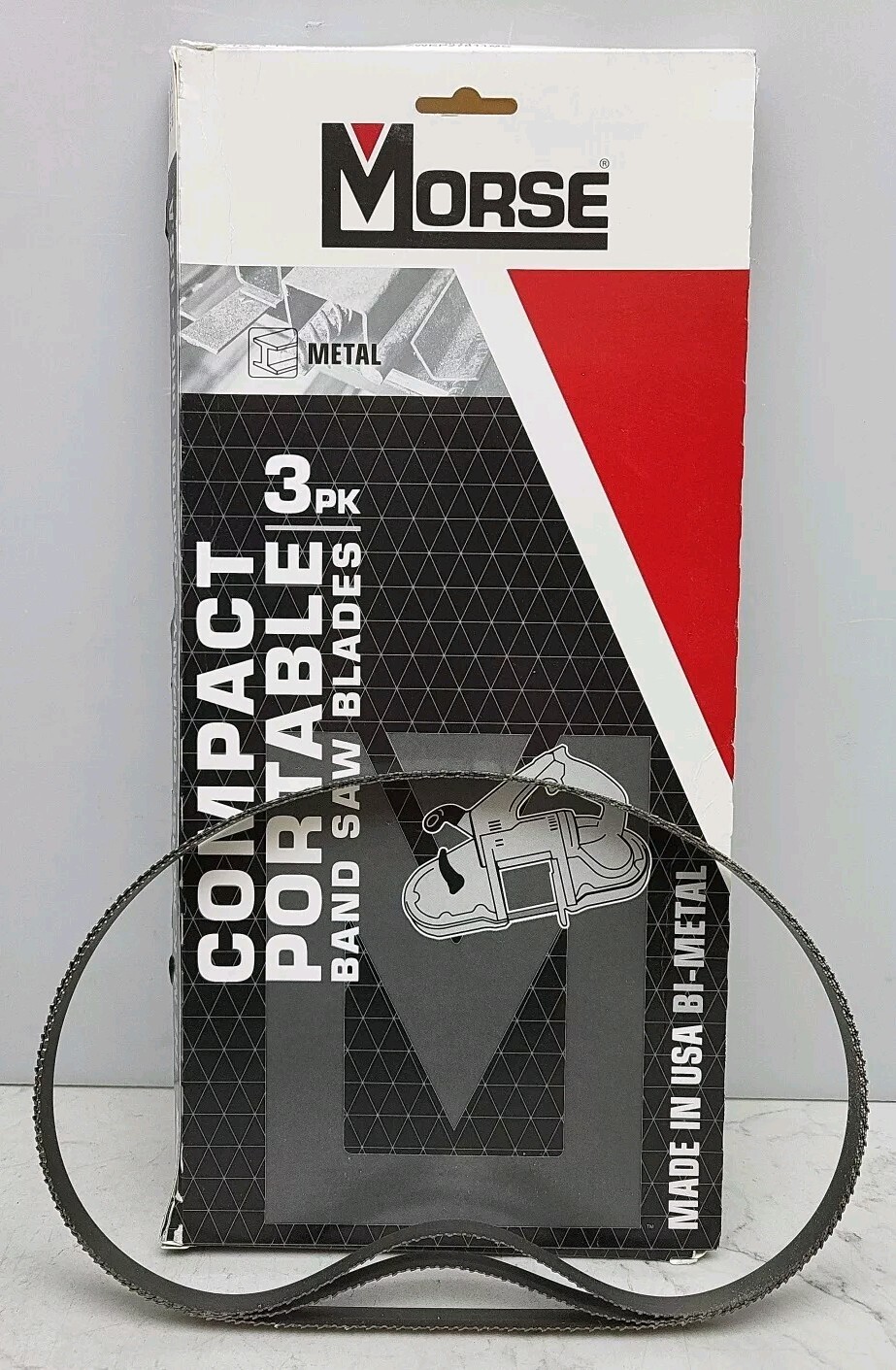 3 Pack MK Morse ZWEP27811MC Portable Band Saw Blade 27-3/16″ x 1/2″ 8/11 TPI