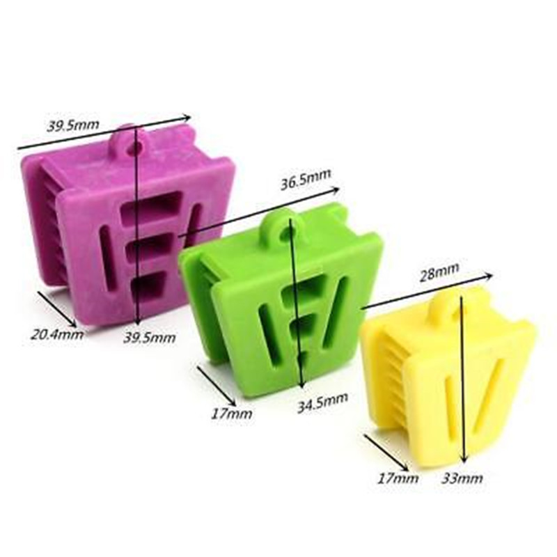 1 Set Dental Silicone Mouth Prop Latex Bite Block with Tongue Guard S/M/L Sizes