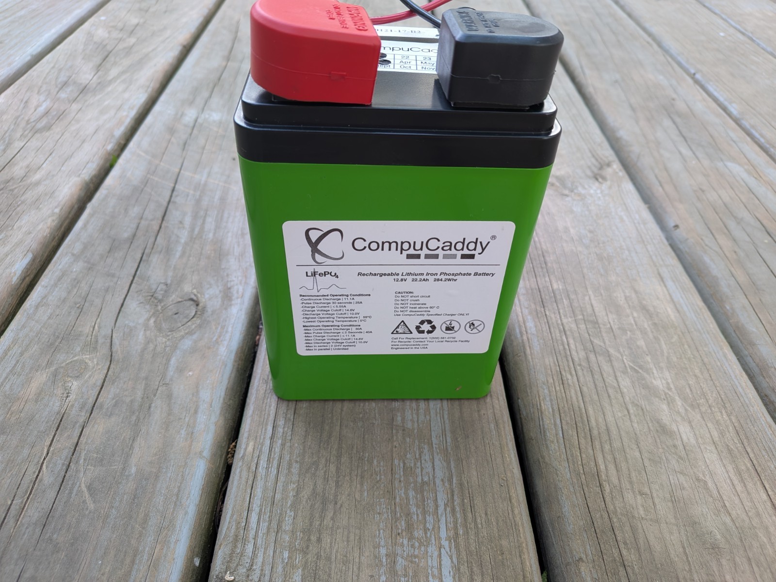 CompuCaddy LiFePO4 12v Battery