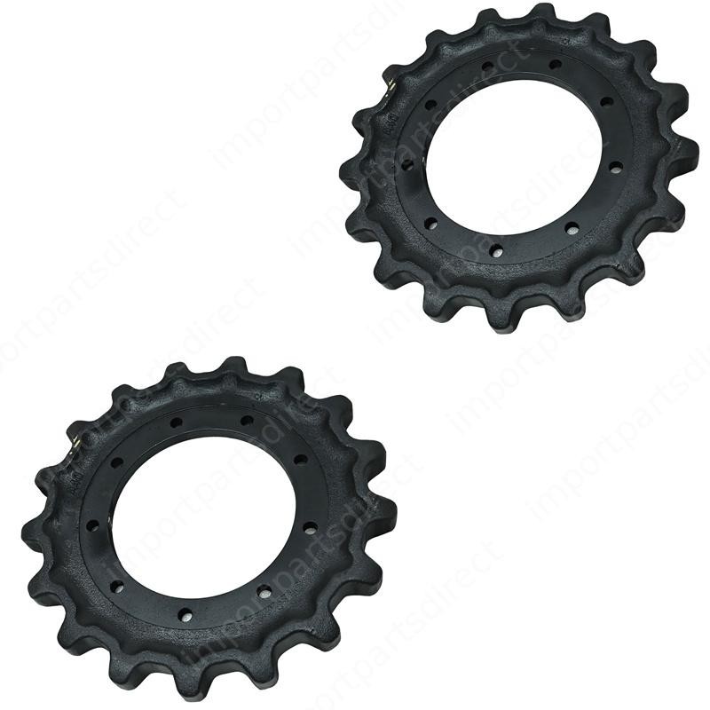 2pcs Rear Sprocket FITS Kubota SVL90 SVL95-2 SVL97-2 V0611-21112 Undercarriage