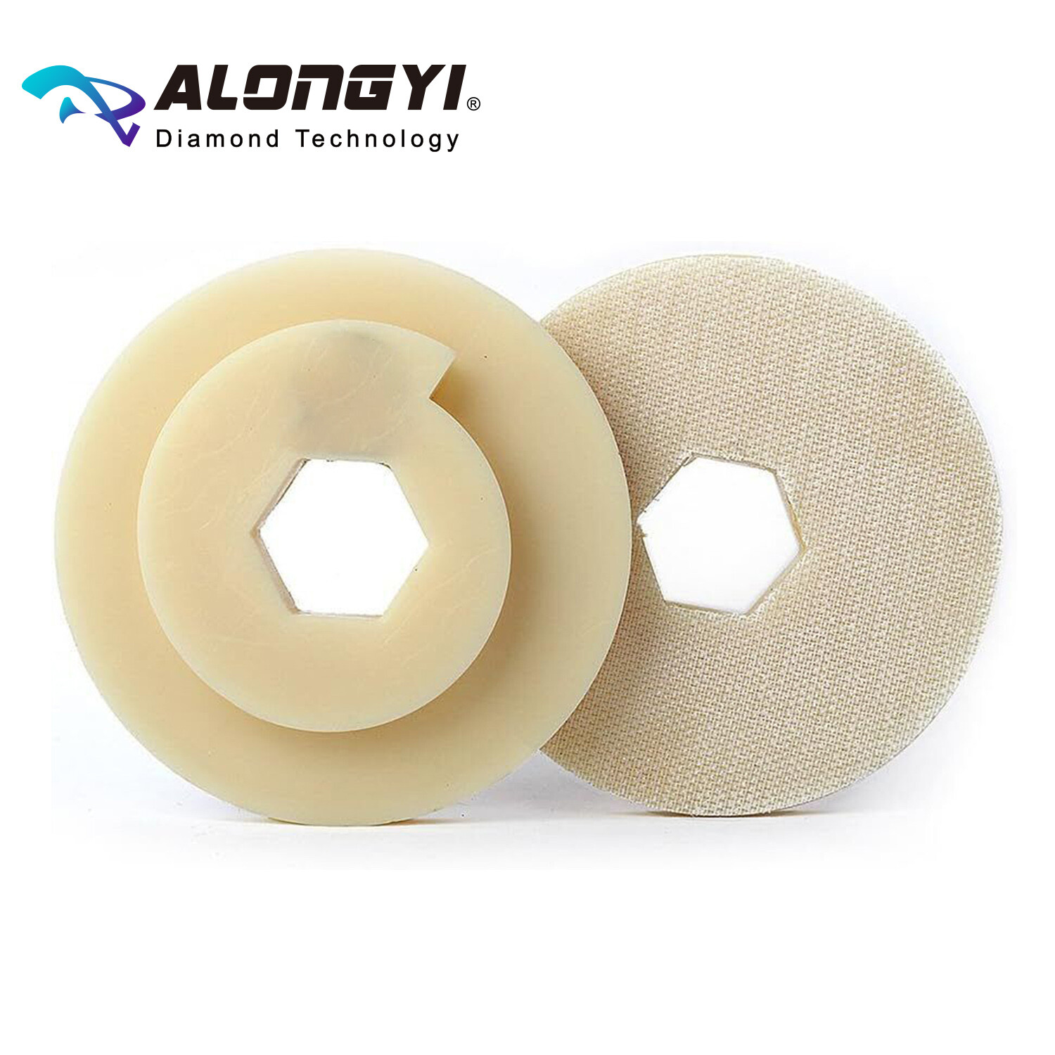Snail Lock Backer Pad 4 Inch Hook and Loop Backing for Diamond Polishing Pads