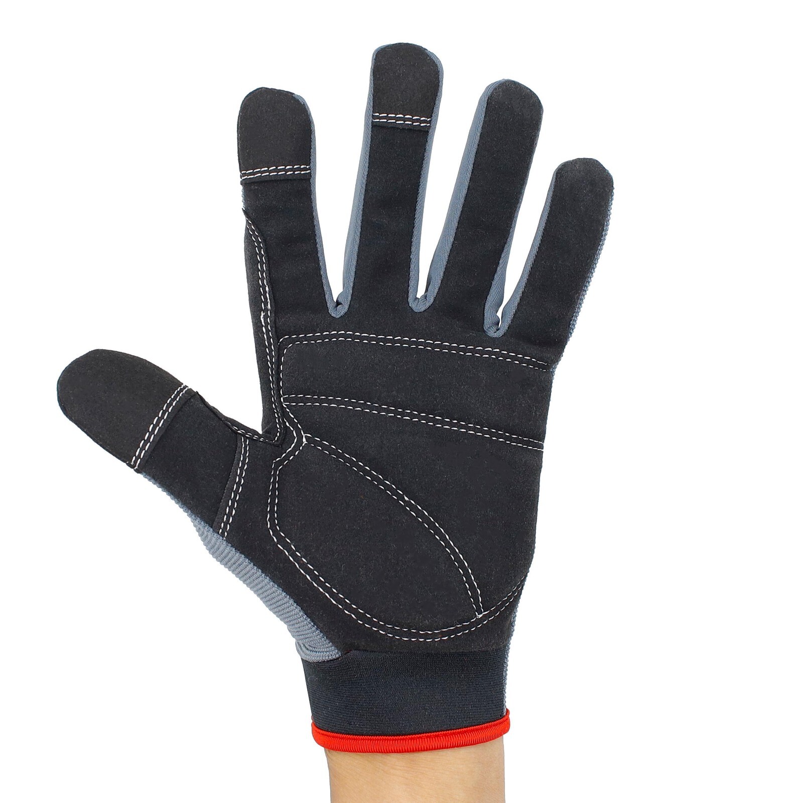 Durable Synthetic Leather Work Gloves – Enhanced Grip, Touchscreen Compatibility