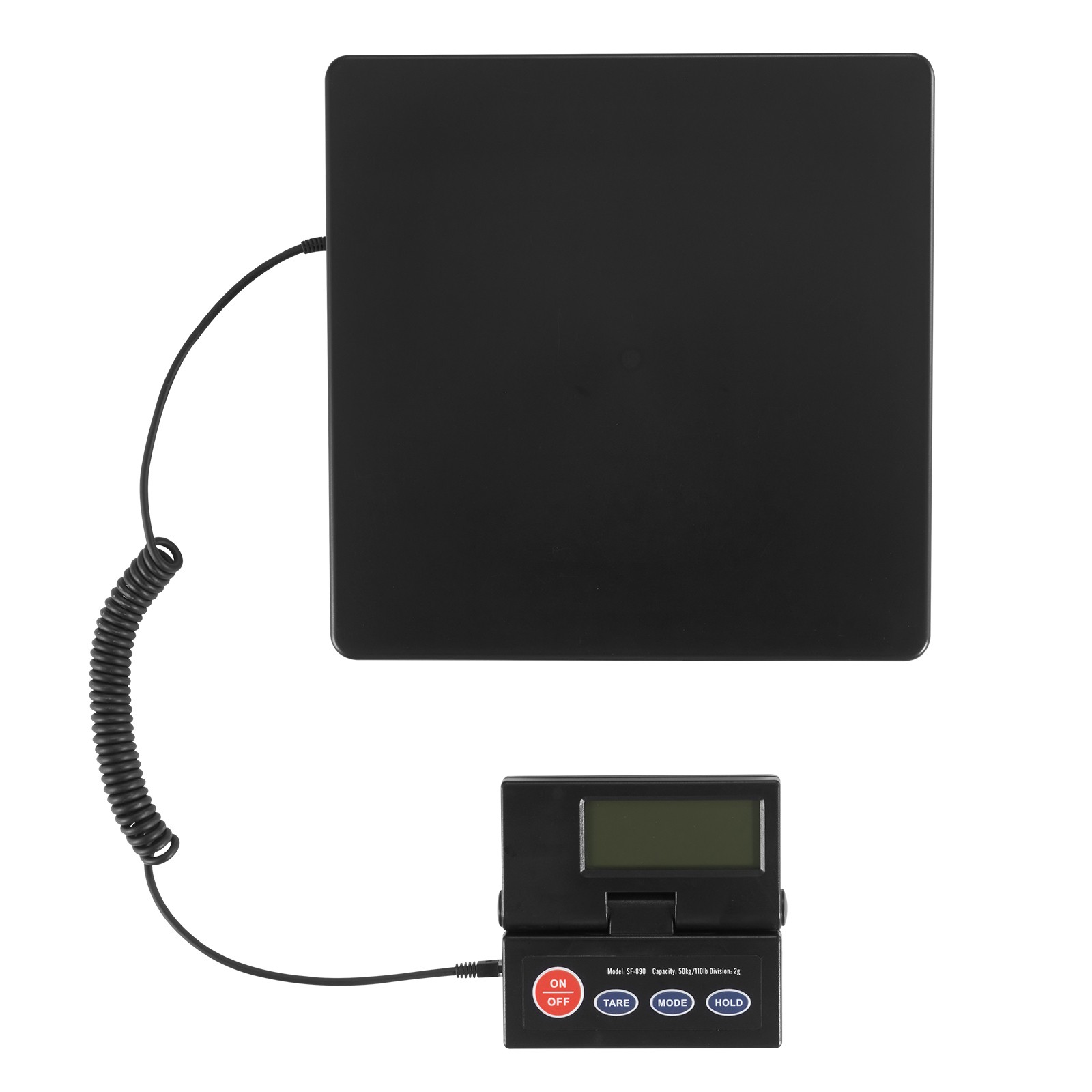 VEVOR Shipping Scale Digital Postal Scale 110 lbs x 0.07 oz. AC/DC Package LCD