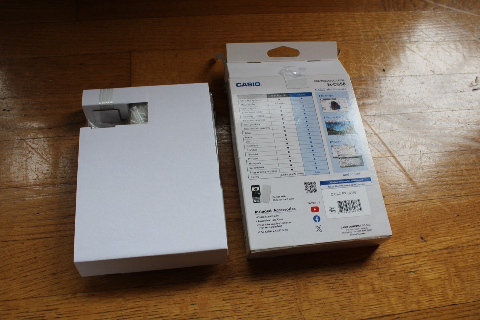 CASIO FX-CG50 Graphing Calculator New Open Box