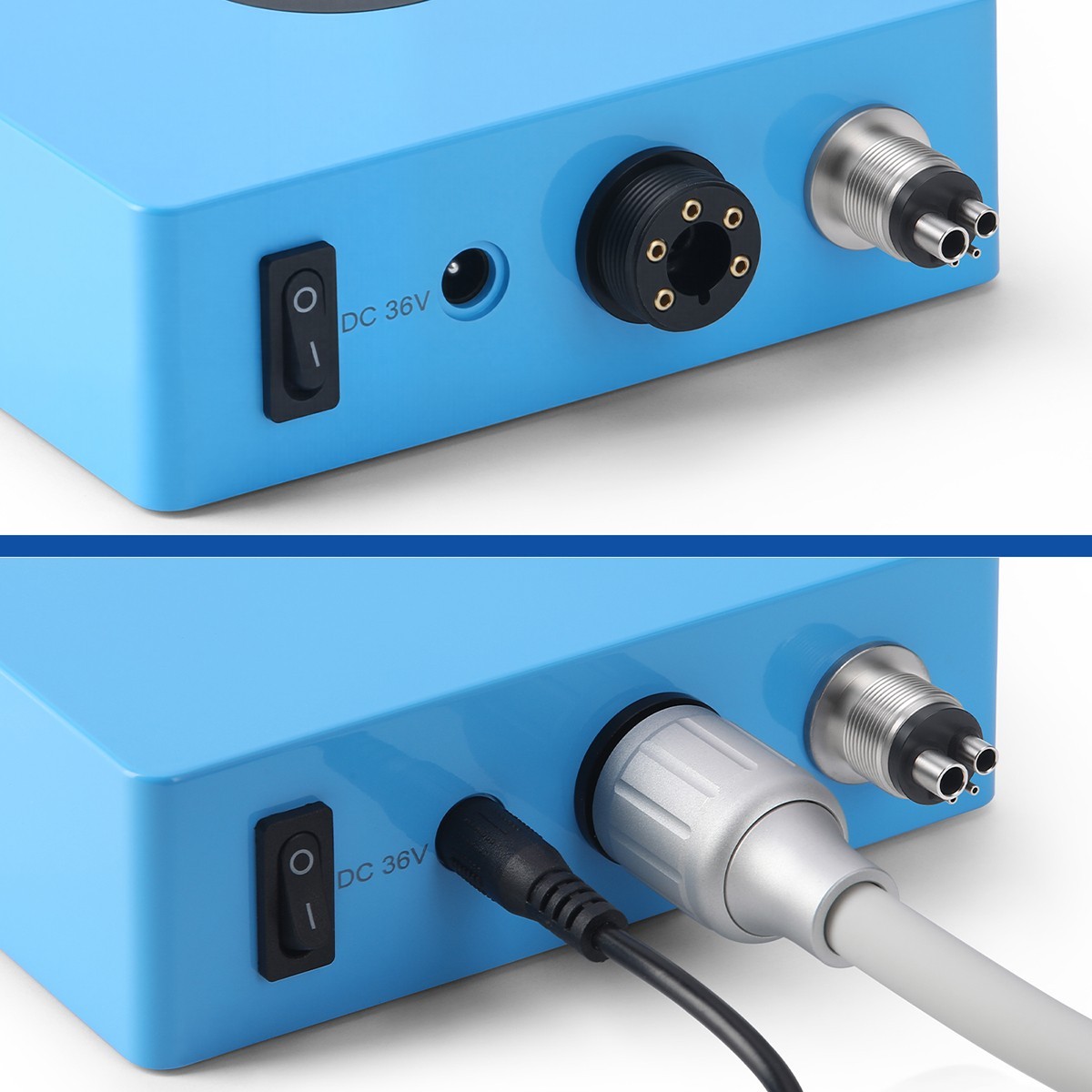 Dental Electric Micro Motor Brushless LED Micromotor 4 Hole 1:1 1:5 16:1 Modes