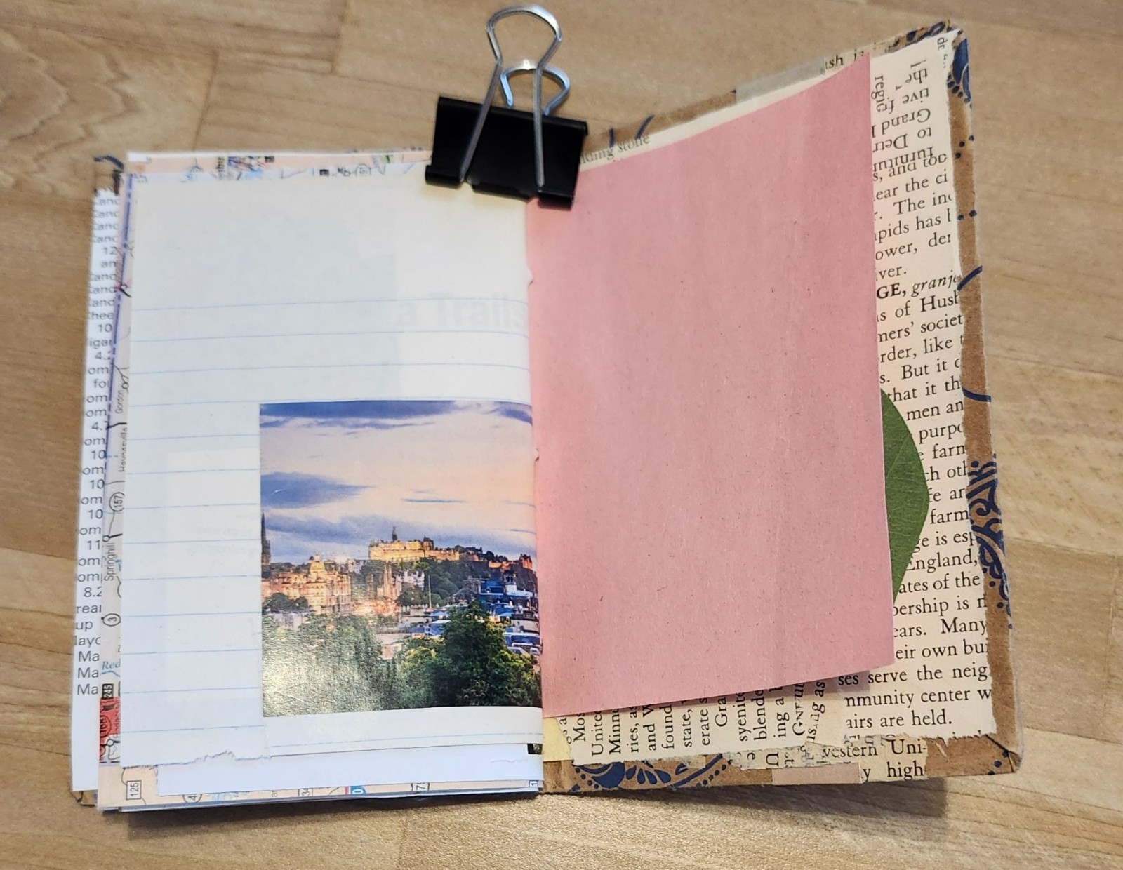 Handmade Junk Journal 56 pages Pocket Notes