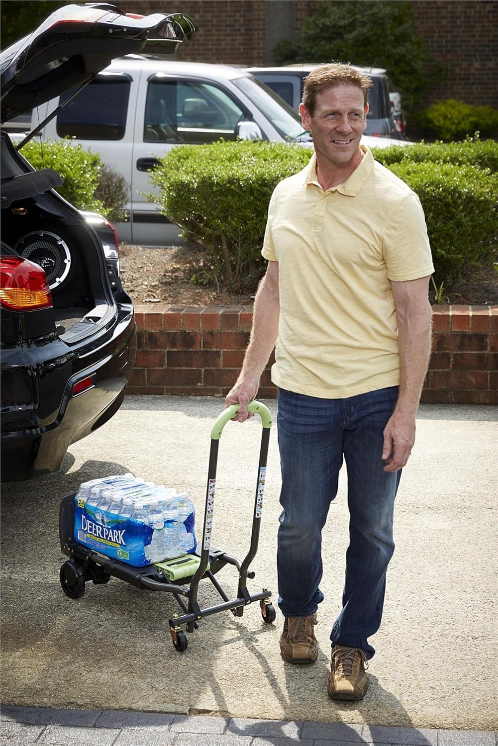 COSCO Folding 2-in-1 Hand Truck, 300 lb. Capacity, Multi-Position- FREE SHIPPING