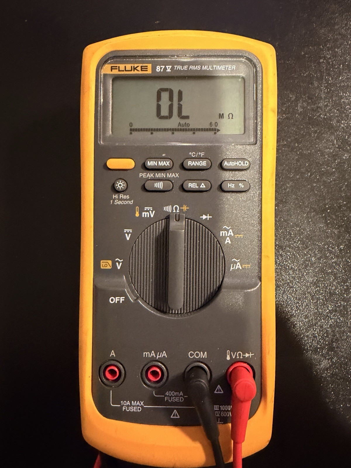 Fluke 87V Digital Multimeter Tool True RMS (not Apart Of The Recall) w/i400