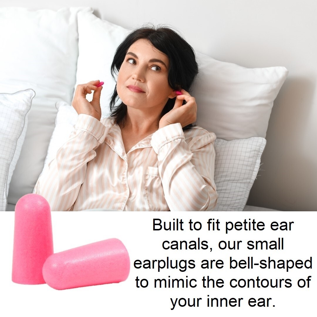 50-200 Pair Foam Earplugs for Small Ear Canal Noise Cancelling for Kids, Women