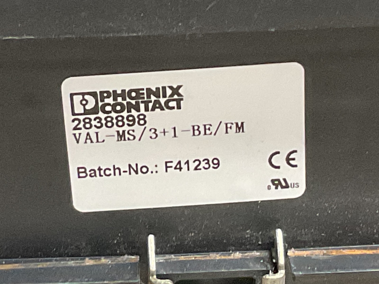 PHOENIX CONTACT (3) VAL-MS (1) F-MS #324M130