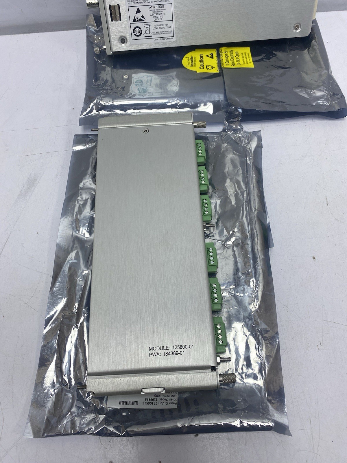 BENTLY NEVADA 3500/25_SIL2 KEYPHASOR I/O MODULE 125800-01 + 149369-01 Set