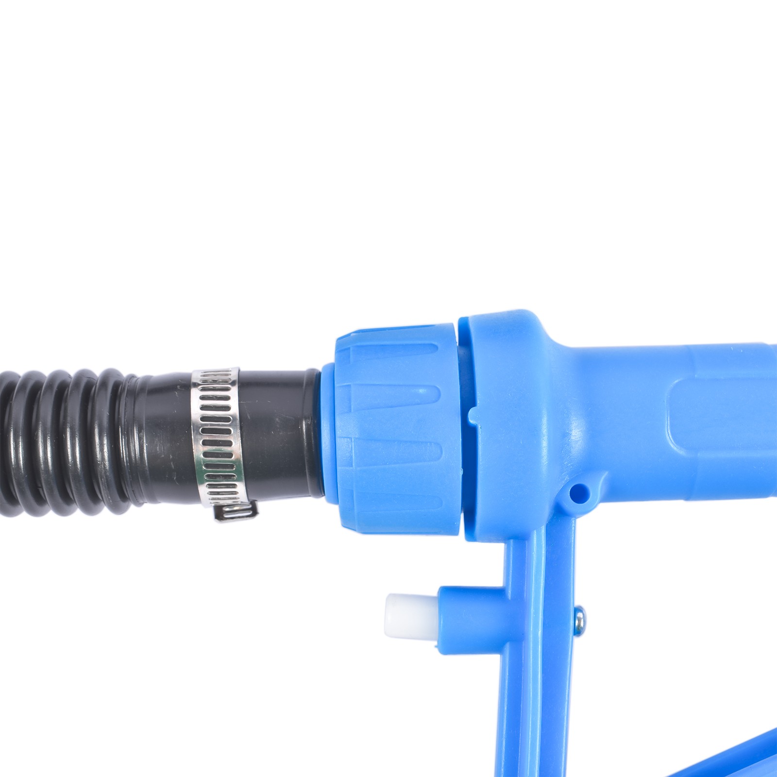 55gallon 120V AC/12VDC Blue Lever Action Barrel Pump for Windshield Washer Fluid