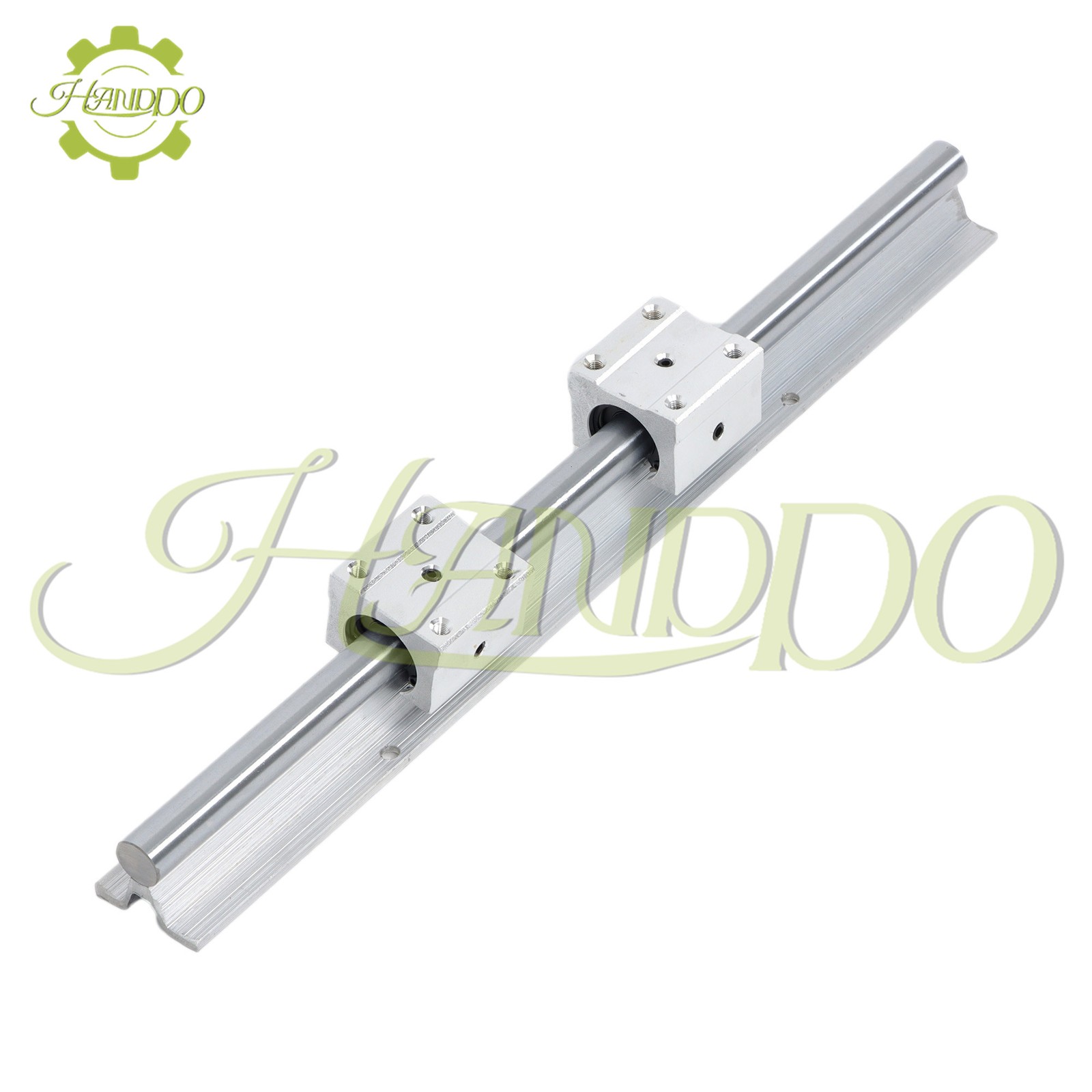 2Pcs SBR16-400mm & 4PCS SBR16UU Carriage Bearing Blocks Linear Bearings 16mm Dia