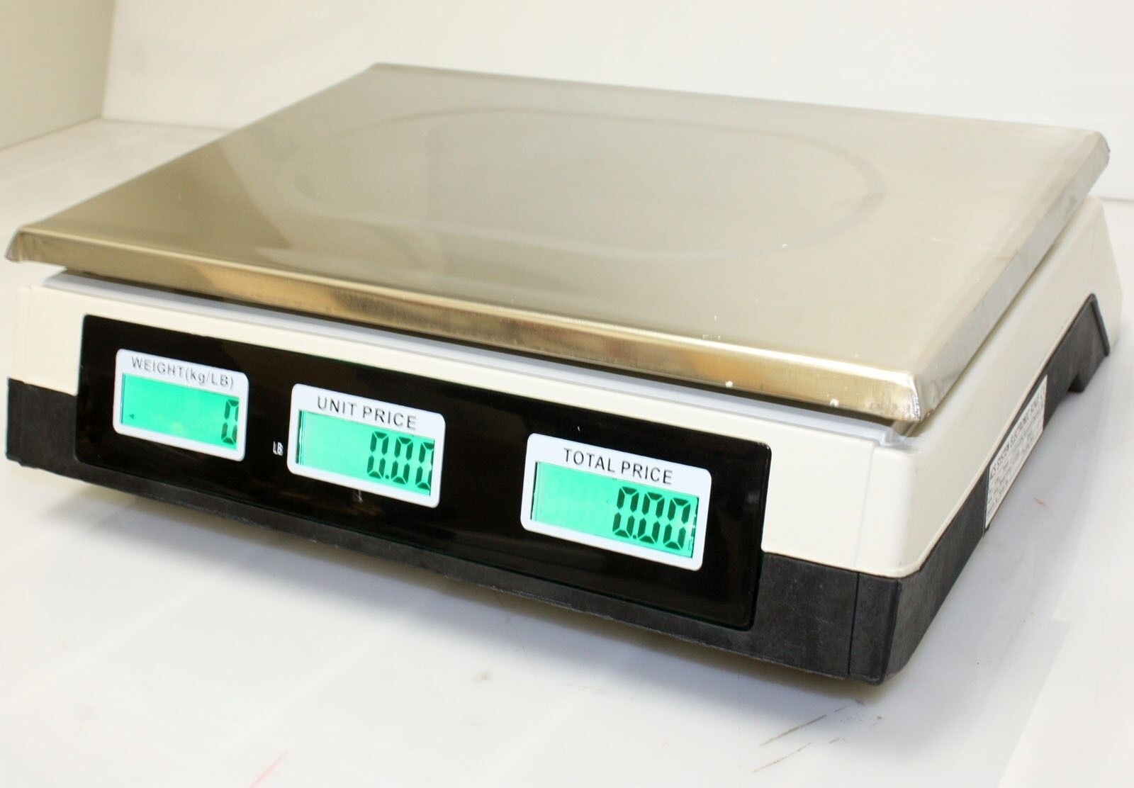 66LB 30KG Digital Price Deli Food Meat Computing Counter Scale Dual Side Display