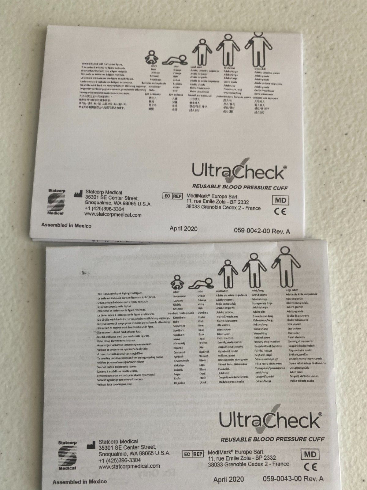 ULTRACHECK NYLON REUSABLE BP CUFF ADULT REGULAR 26CM – 35CM SINGLE TUBE