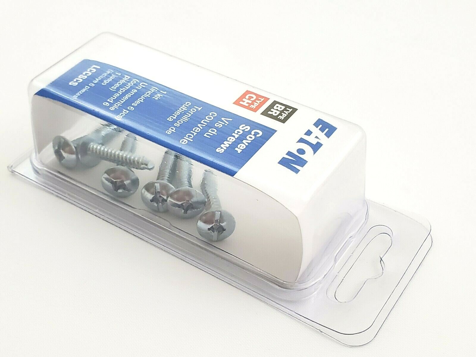 Lot of 10 Eaton LCCSCS Packs Of Panel Cover Screws For Type CH & BR Load Centers