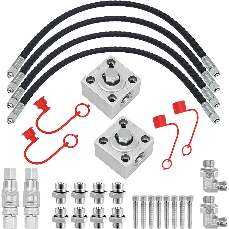 Three-Way Diverter Valve Kit for 1-2 Ton Mini Excavators AGT Diggit Eingp Miva