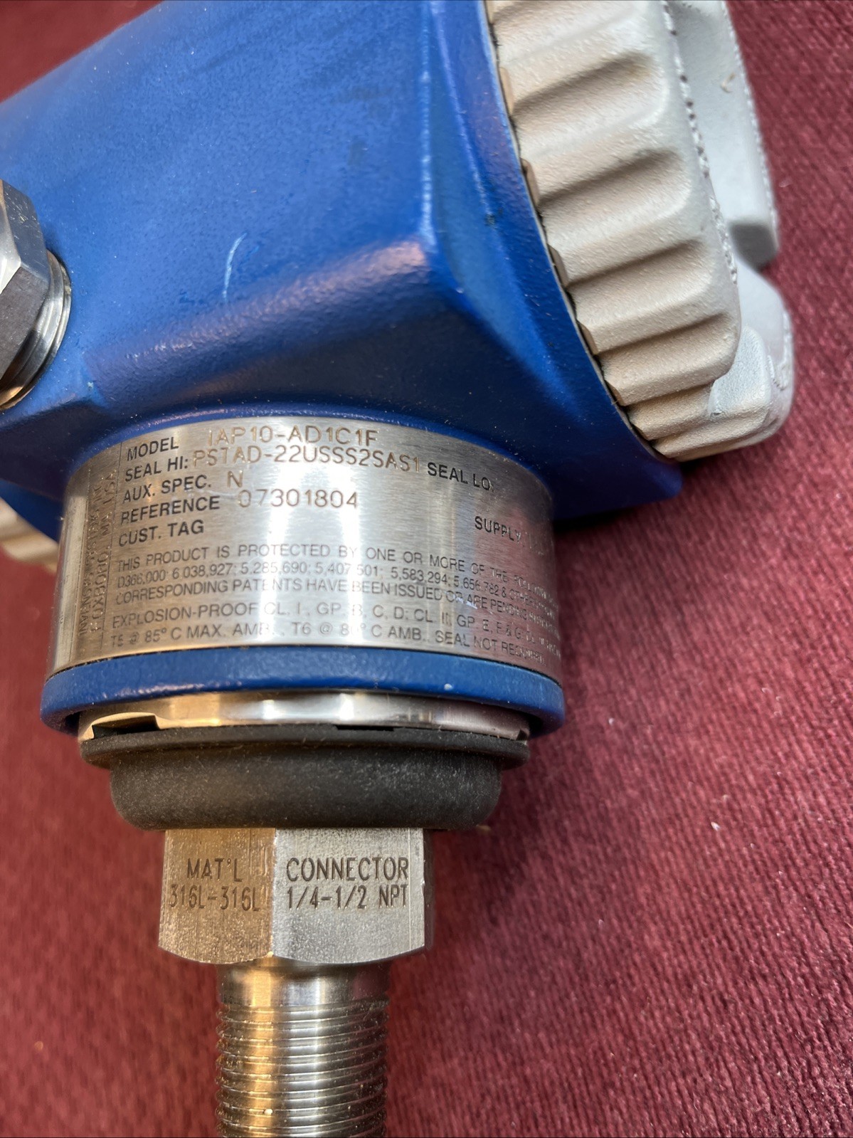 FOXBORO IGP10-AD1C1F PRESSURE TRANSMITTER 0-30 PSI 12.5-42.0 VDC