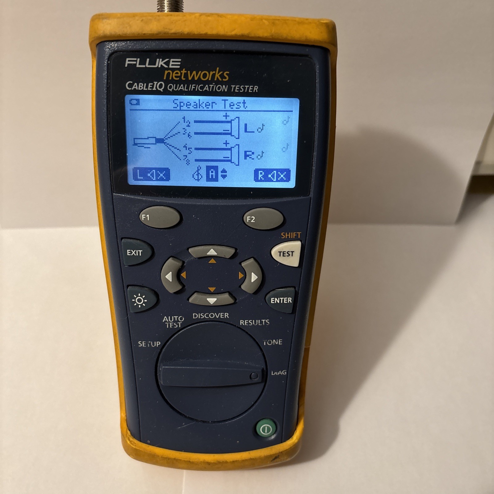 OEM Fluke Networks Cable IQ Qualification Tester -No Main Wiremap Adapter
